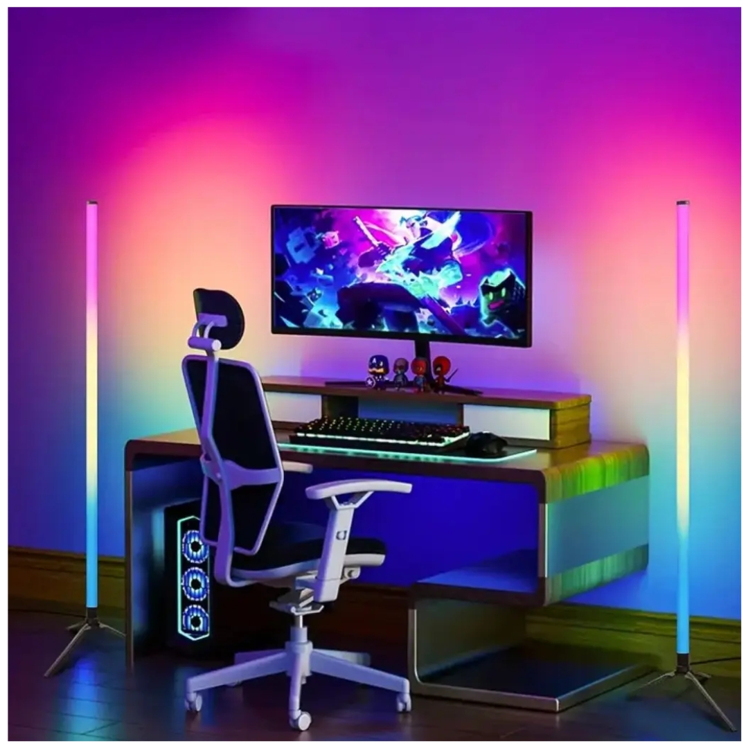 TUBO DE LUZ RGB LED CON CONTROL REMOTO APP MULTICOLOR - 6