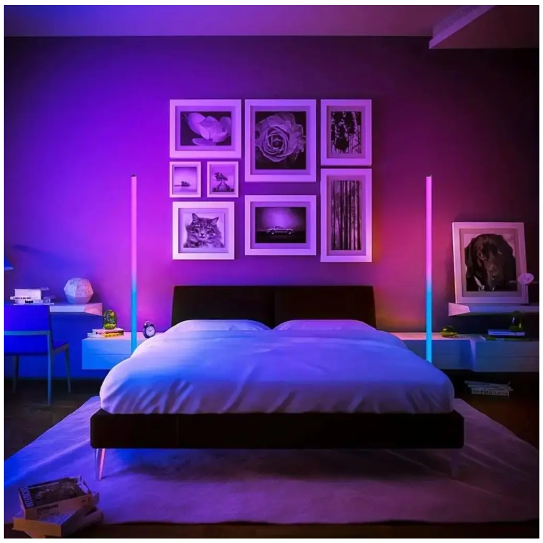 TUBO DE LUZ RGB LED CON CONTROL REMOTO APP MULTICOLOR - 7