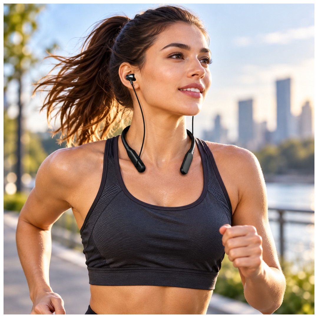 AUDIFONOS DEPORTIVOS BLUETOOTH 6.0 120 HORAS CON MICRÓFONO PANTALLA LED HOCO ES78 - 7