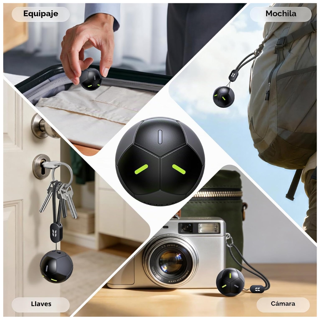 RASTREADOR LOCALIZADOR INTELIGENTE UGREEN FINE TRACK2 PARA IPHONE DISEÑO BALÓN IP68 FT309 - 7
