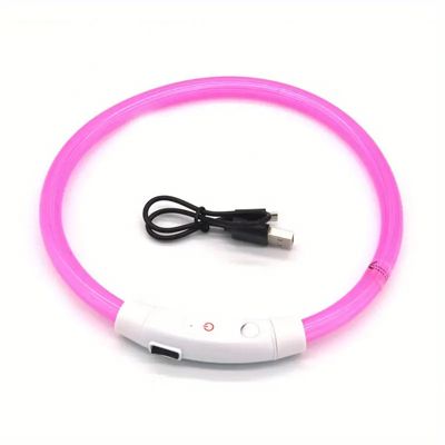 COLLAR LUMINOSO PARA PERROS RECARGABLE POR USB - 5