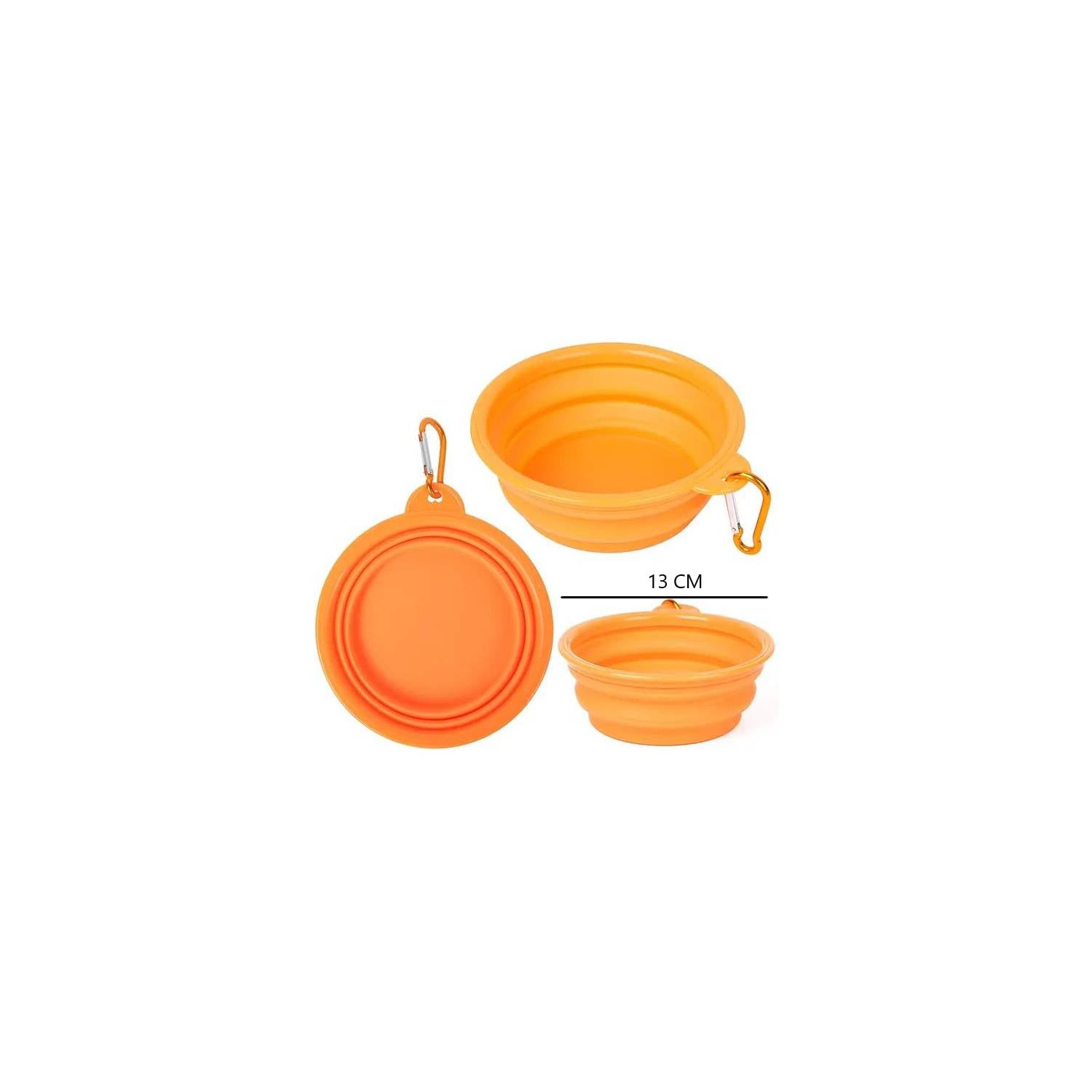 PLATO PERRO SILICONA PLEGABLE MASCOTA 350ML - 3