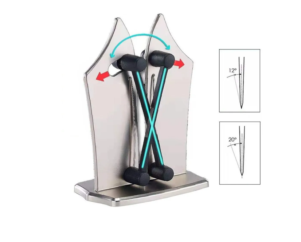 AFILADOR DE CUCHILLOS Y TIJERAS PRÁCTICO Y UNIVERSAL - 1