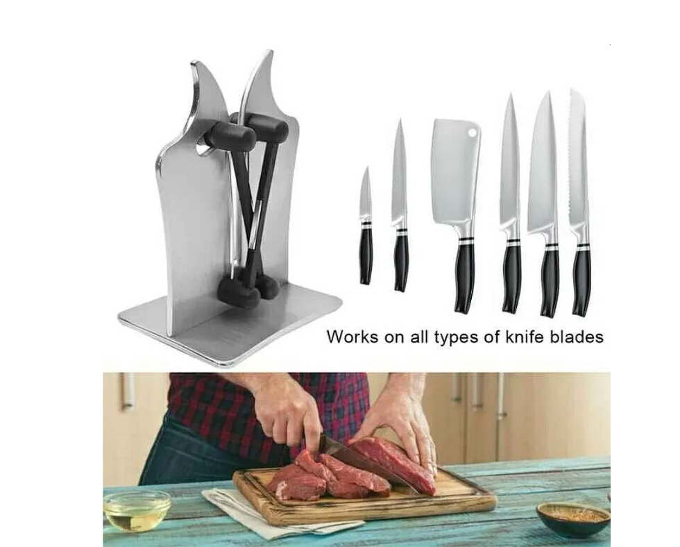 AFILADOR DE CUCHILLOS Y TIJERAS PRÁCTICO Y UNIVERSAL - 3