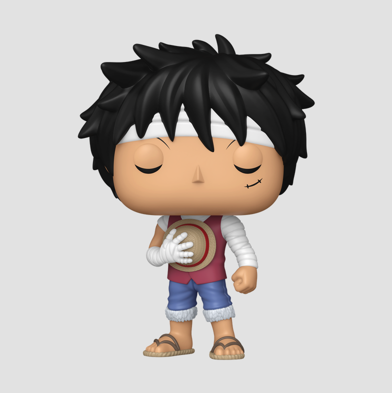 FUNKO POP! MONKEY D. LUFFY (MARINEFORD MEMORIAL) #1877 CON POP! PROTECTOR - 3