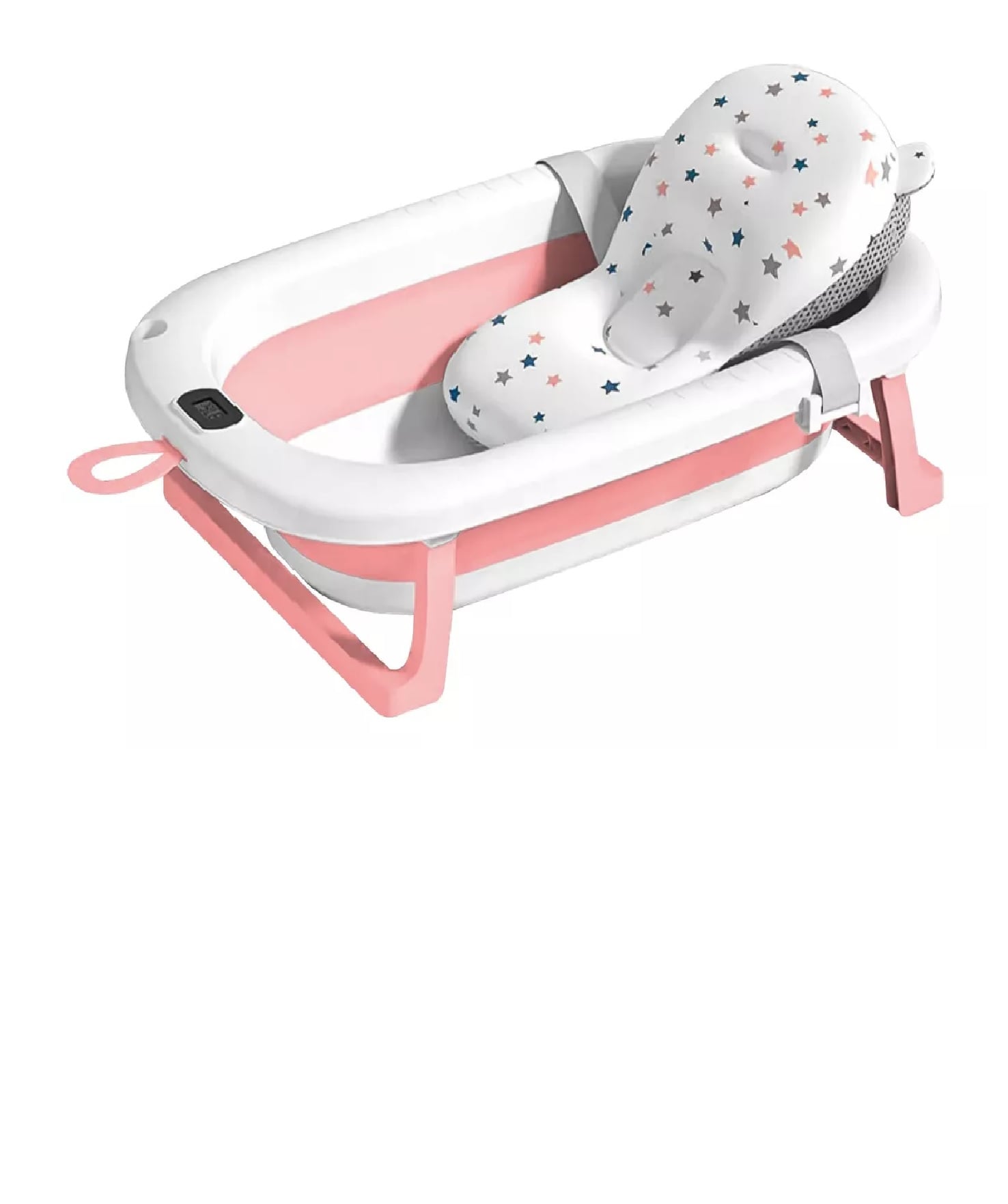BAÑERA PLEGABLE CON TERMOMETRO MAS COJIN PARA BEBE - 5