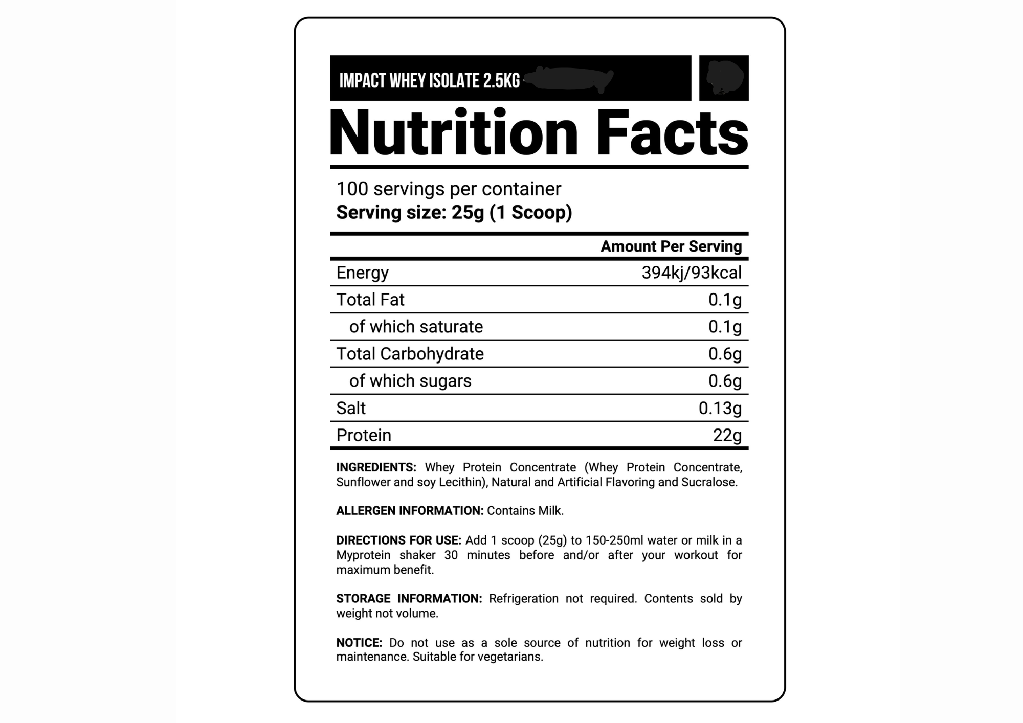 PROTEÍNA MYPROTEIN PACK IMPACT WHEY ISOLATE 2.5 KG + CREATINA 1 KG - 5