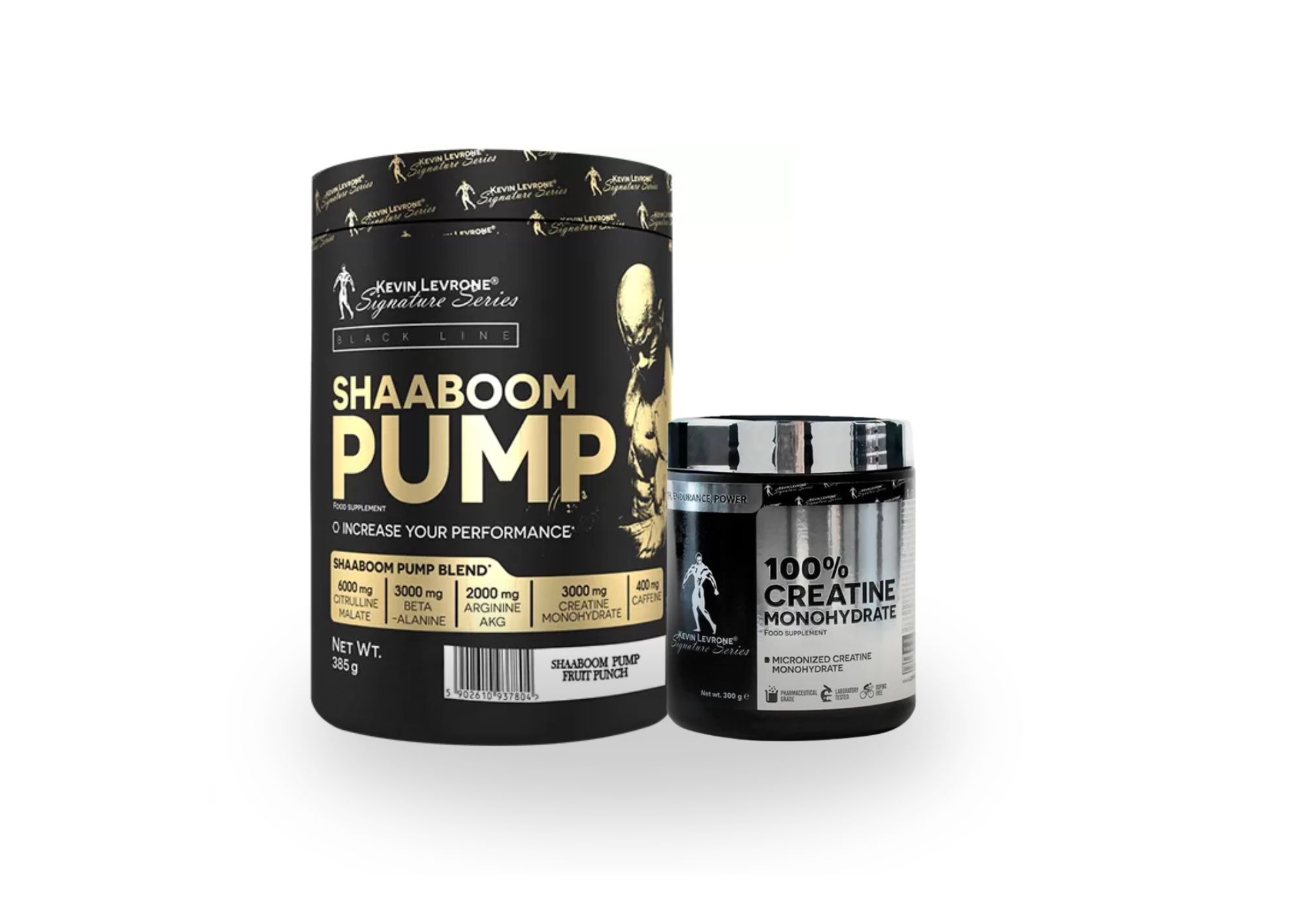 CREATINA KEVIN LEVRONE PACK 300 GR + SHAABOOM PUMP 44 SERV. - 1