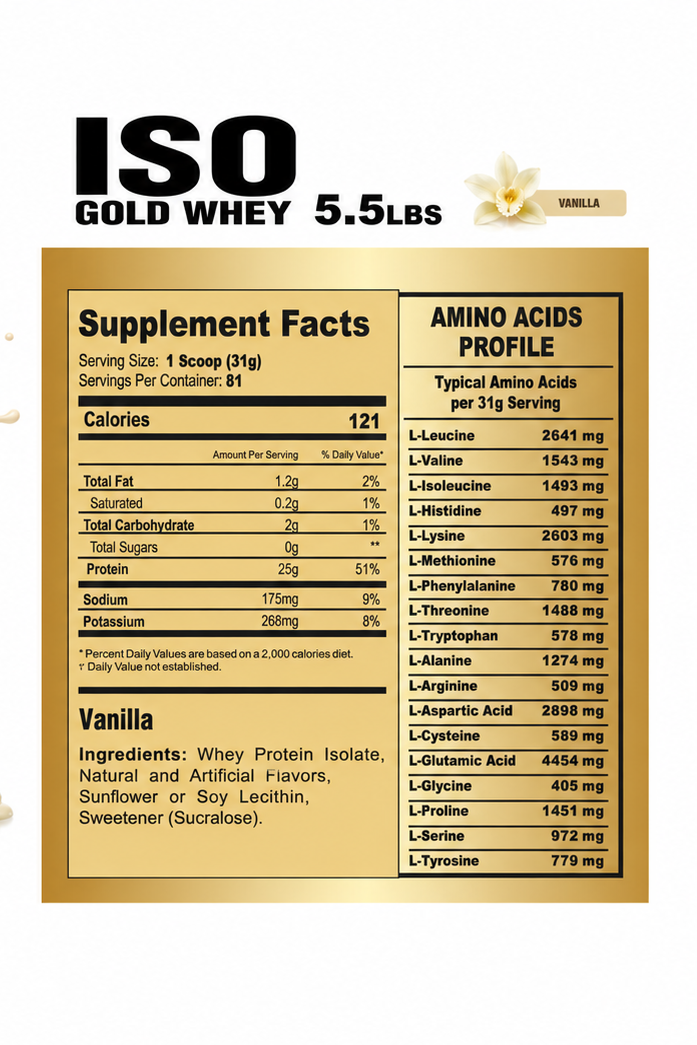 ISO GOLD WHEY 5.5LB + CREATINA MONOHIDRATADA LEVEL PRO 500GR + SHAKER - 4