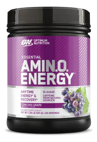 AMINO ENERGY 585GR 65SERV. AMINOÁCIDOS EAA+ CAFEÍNA - 1