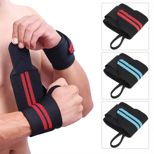 MUÑEQUERAS DE POTENCIA PESAS/GYM/CROSSFIT - 1