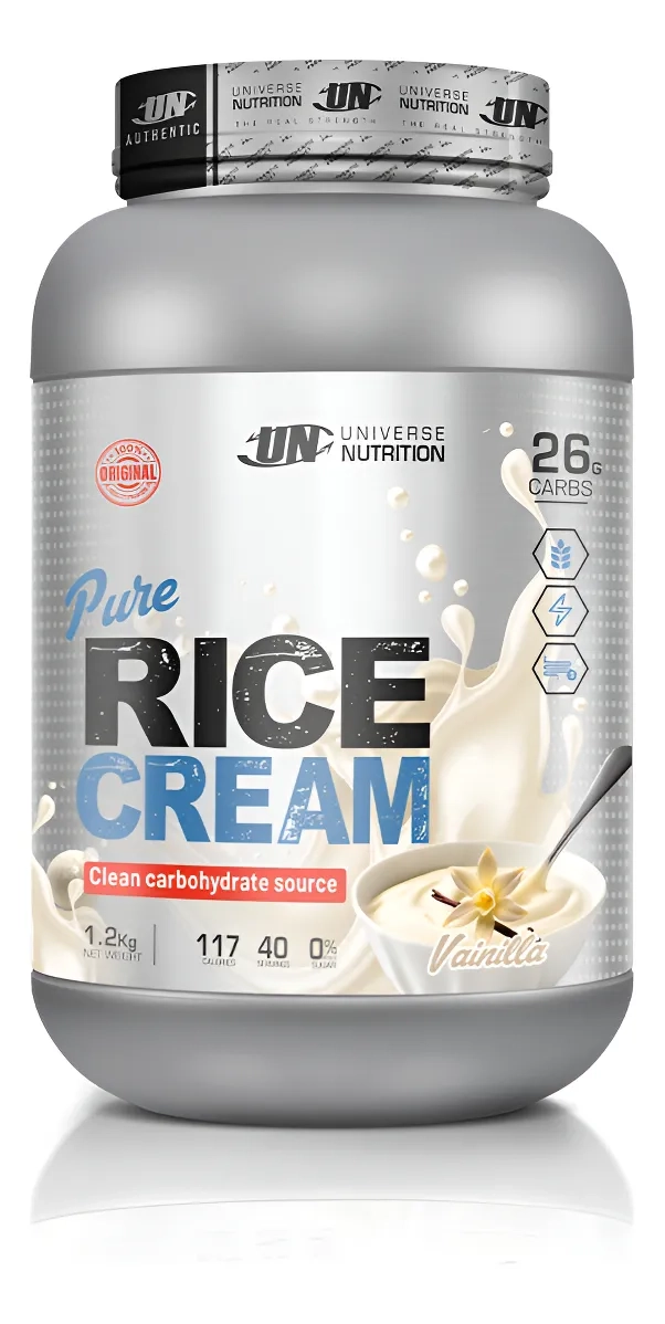 PURE RICE CREAM / CREMA DE ARROZ - UNIVERSE NUTRITION 1.2KG - 1