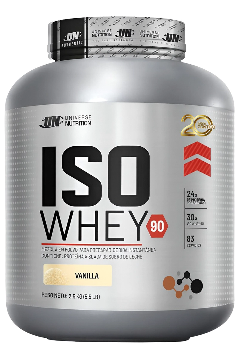 ISO WHEY 90 2.5 KG - PROTEÍNA ISOLATE UNIVERSE NUTRITION - 1