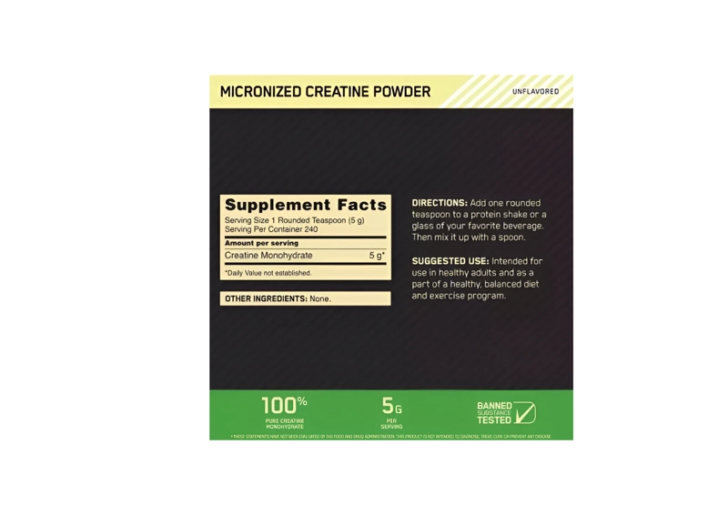 CREATINA ON 1.2 KG - CREATINA MONOHIDRATADA - 2