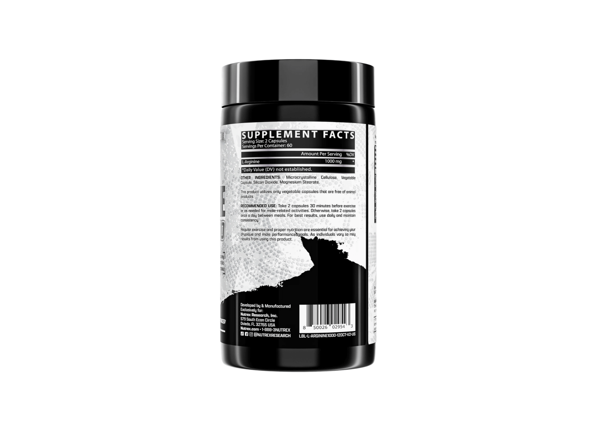 L- ARGININA 1000 NUTREX 120CAPS - 2