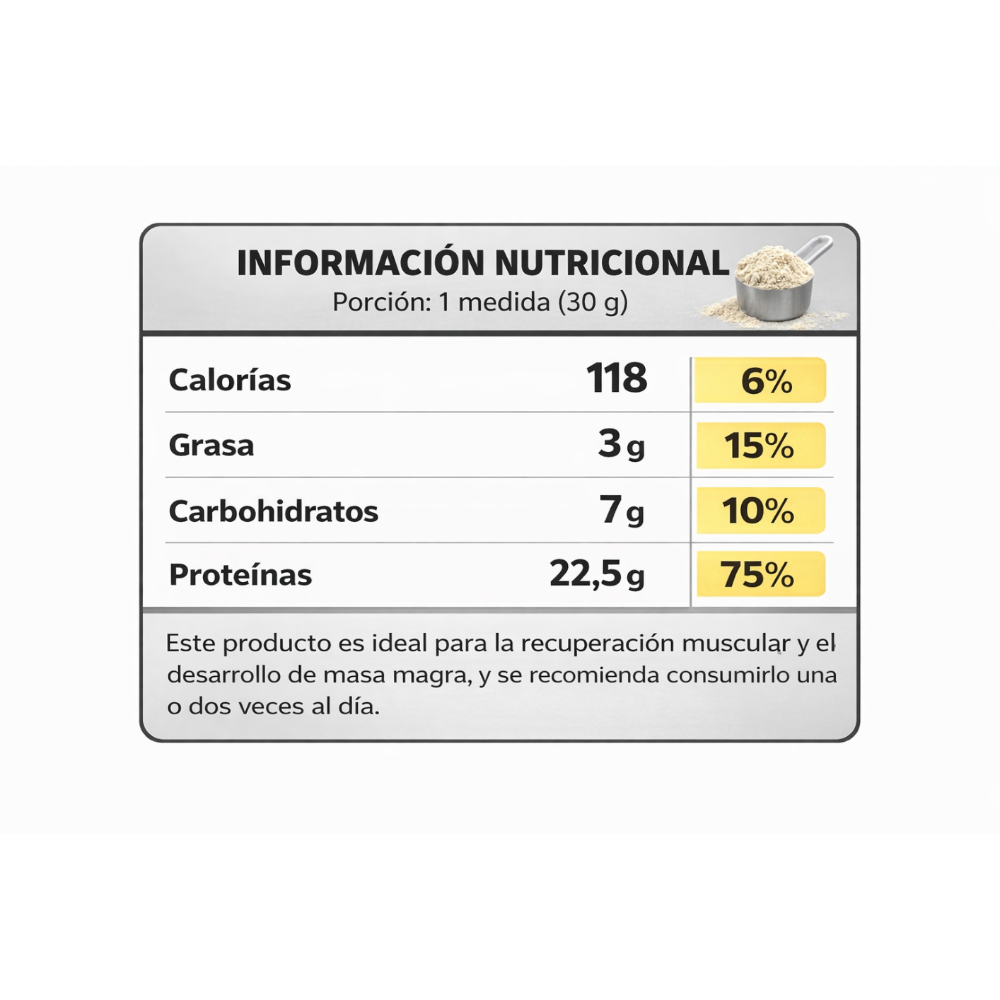 PROTEINA NITRO WHEY 2.5KG - VAINILLA - 2