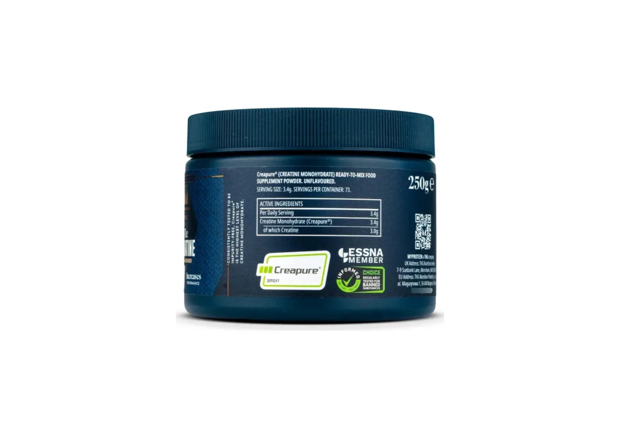 CREATINA MONOHIDRATADA CREAPURE® MY PROTEIN 250GR SIN SABOR - 2