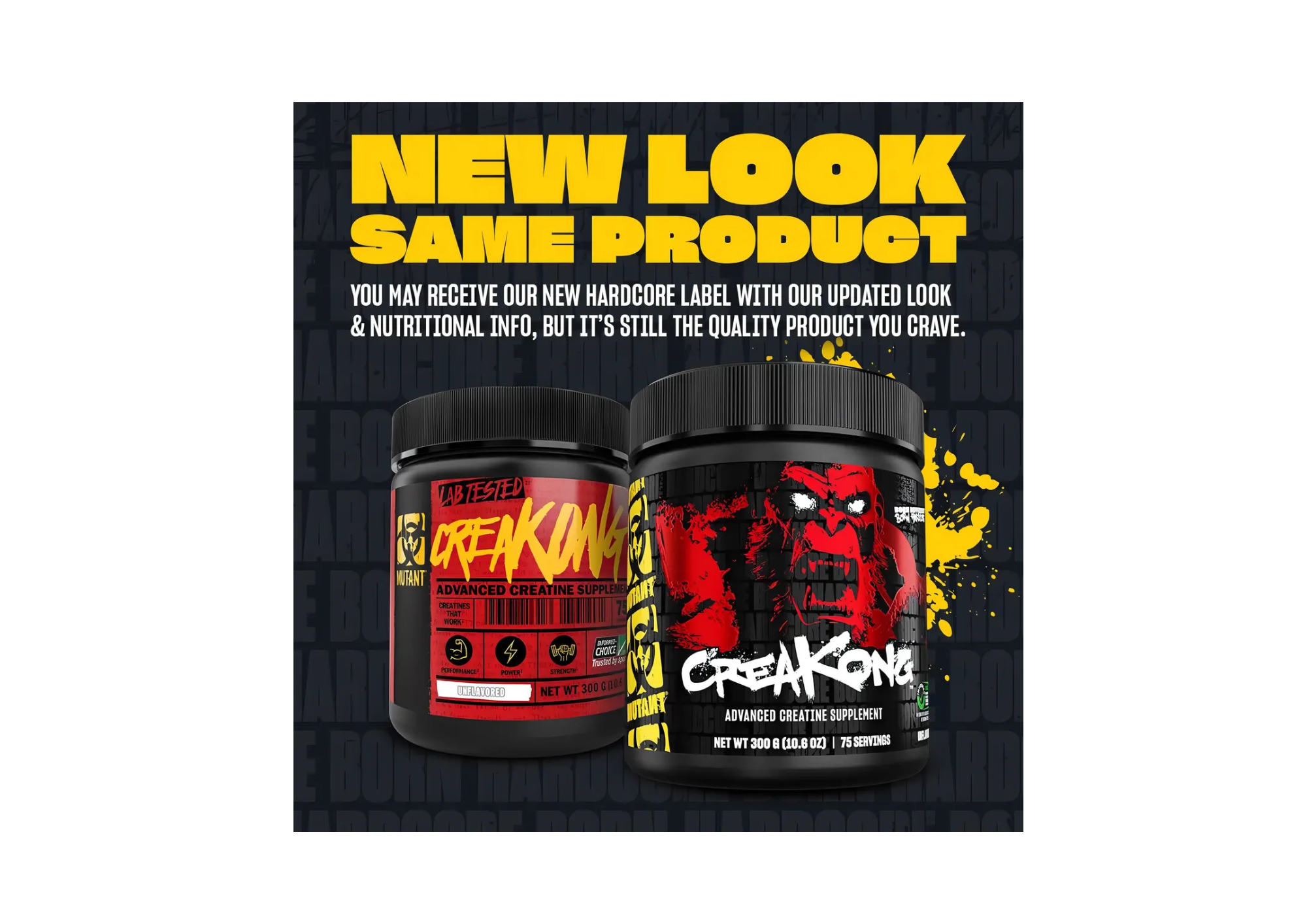 3 TIPOS DE CREATINA MUTANT CREAKONG 1KG 250 SERV - 3