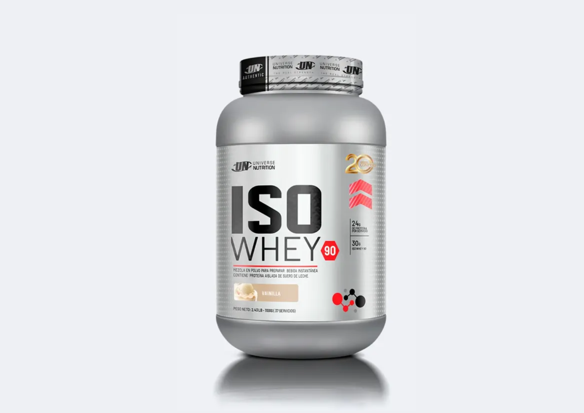 PROTEINA ISO WHEY 90 1.1KG VAINILLA+ CREATINA MADE IN USA 150GR UNIVERSE NUTRITION 150GR - 2