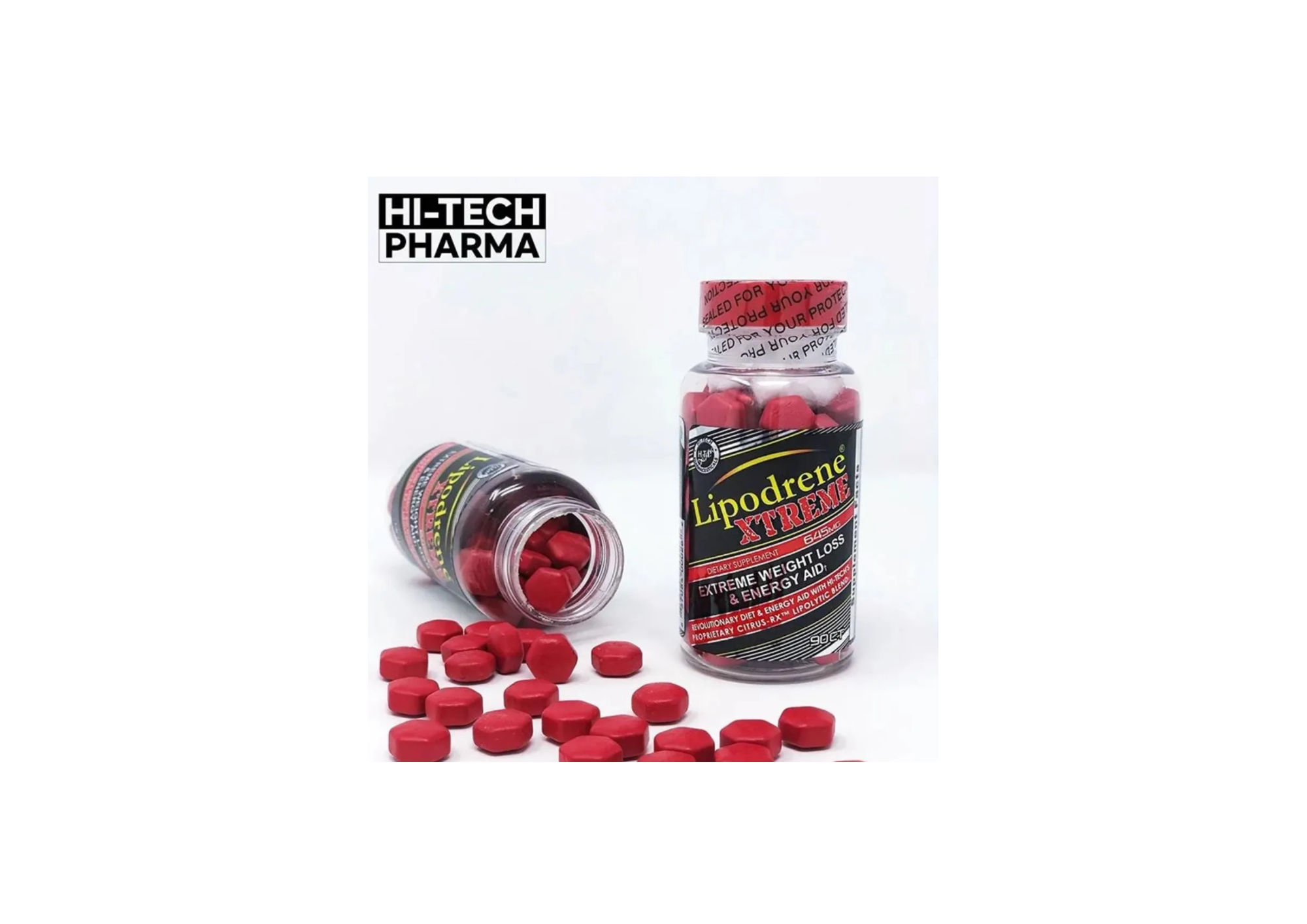 TERMOGÉNICO HI TECH LIPODRENE XTREME ROJO 90 TABLETAS DLC TG - 2