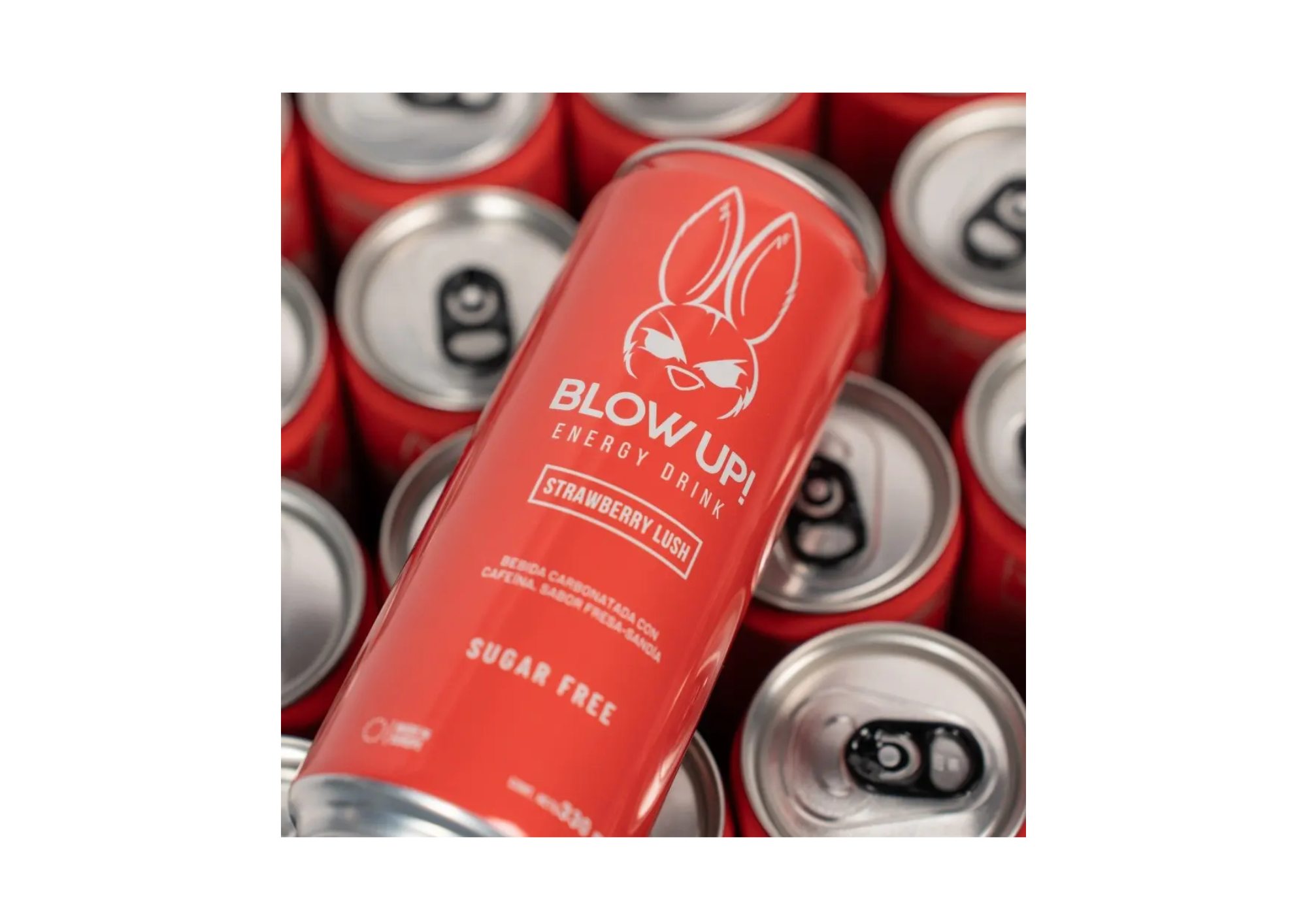 PACK X24 BEBIDA ENERGIZANTE BLOW UP! 330ML | STRAWBERRY LUSH - 2