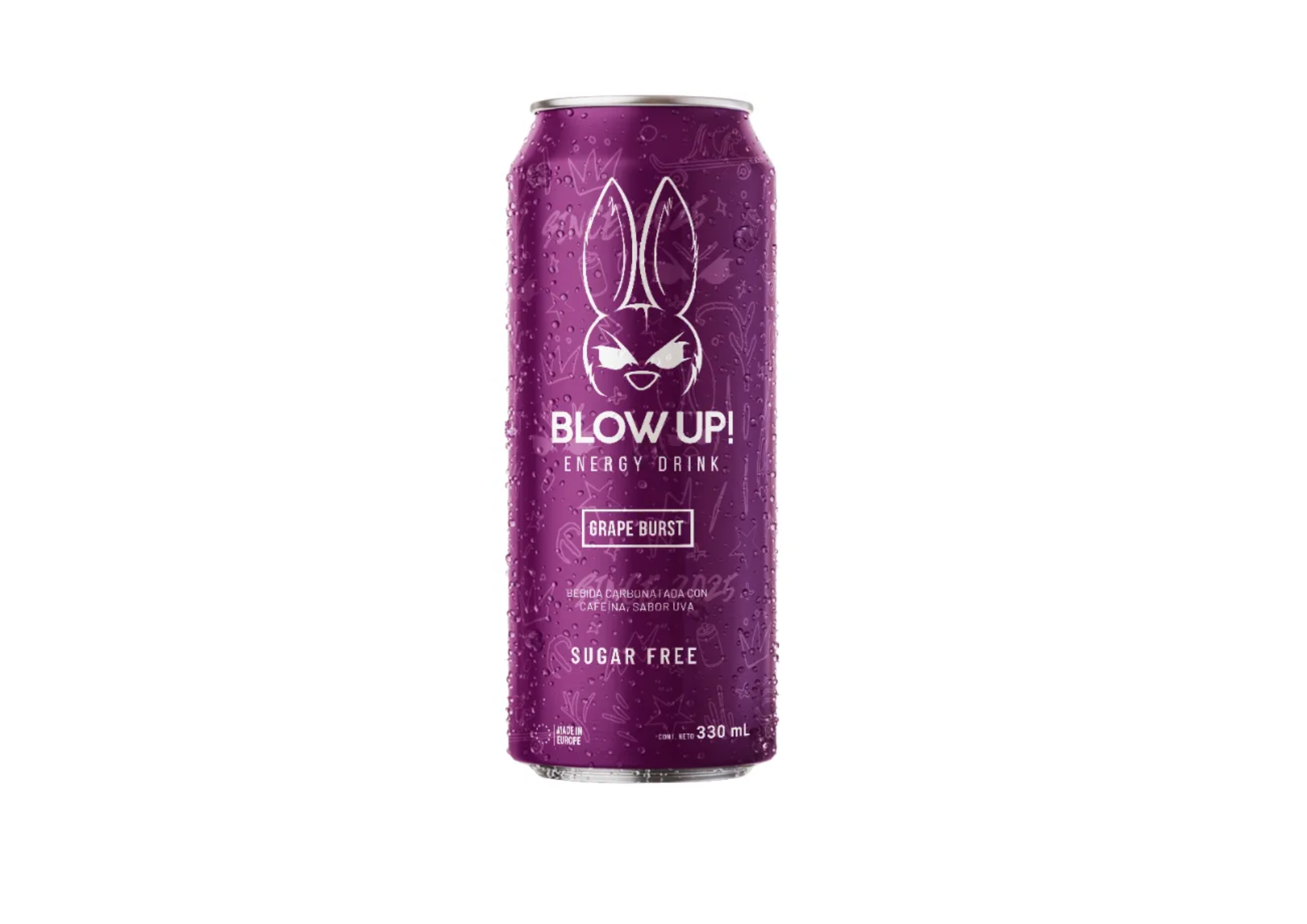 PACK X24 BEBIDA ENERGIZANTE BLOW UP! 330ML | GRAPE BURST - 2