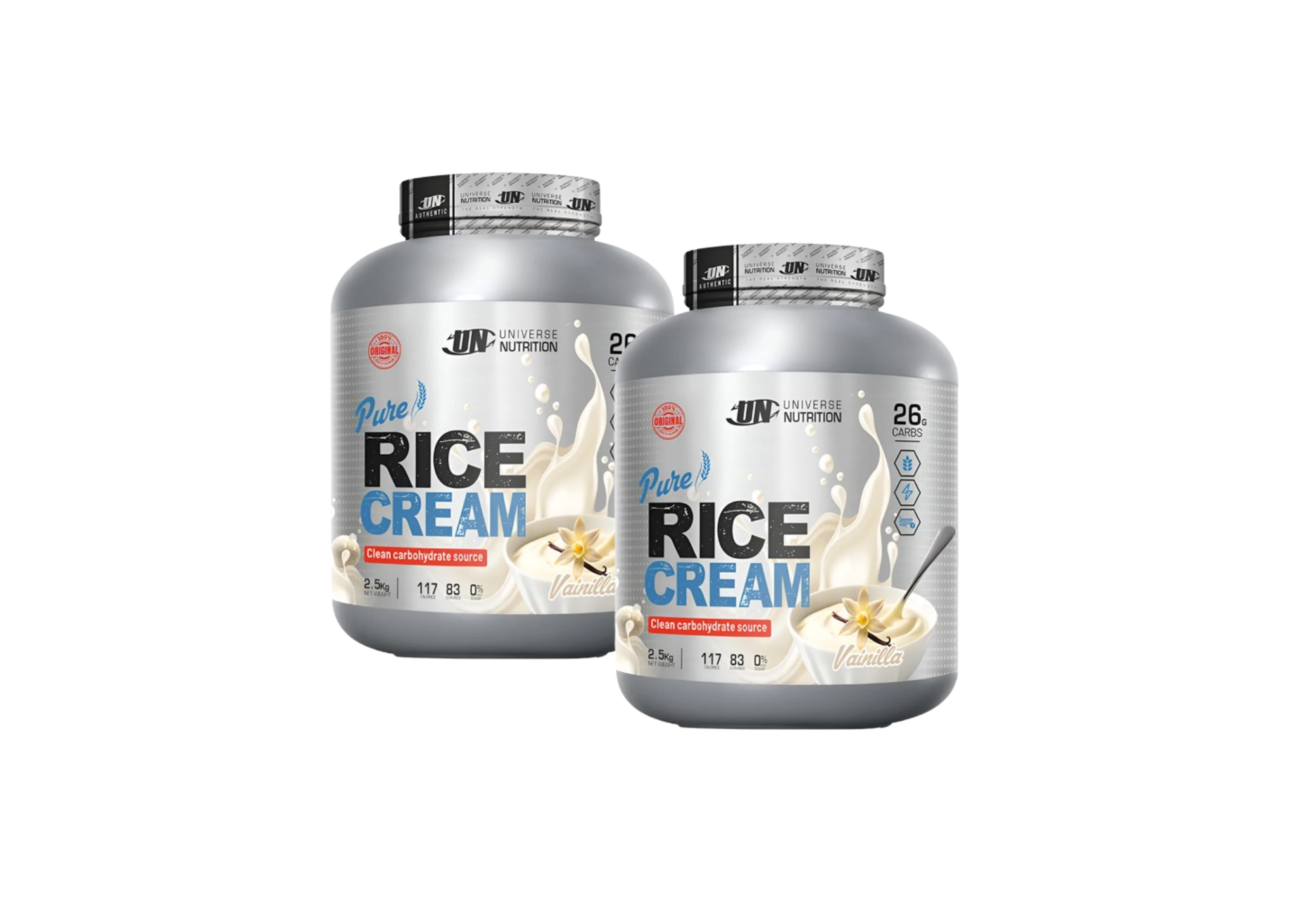 PACK DE CREMA DE ARROZ UNIVERSE NUTRITION 2.5KG - 1
