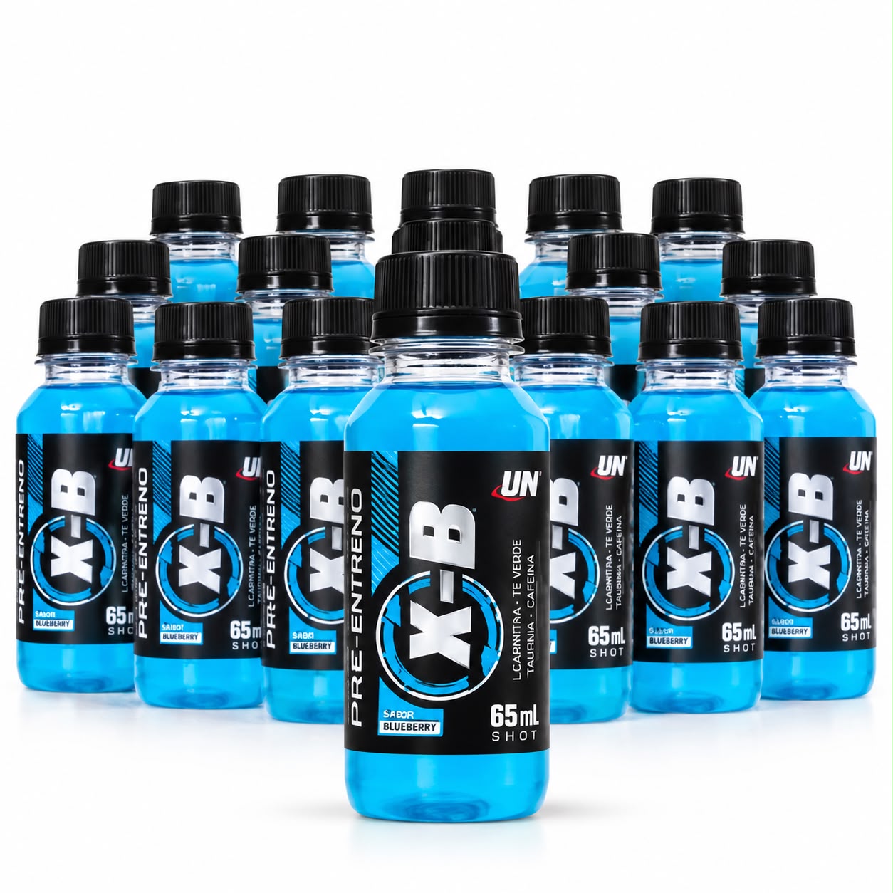XB X-BURN PACK X15 QUEMADOR DE GRASA L-CARNITINA + CAFEÍNA BLUEBERRY - 1