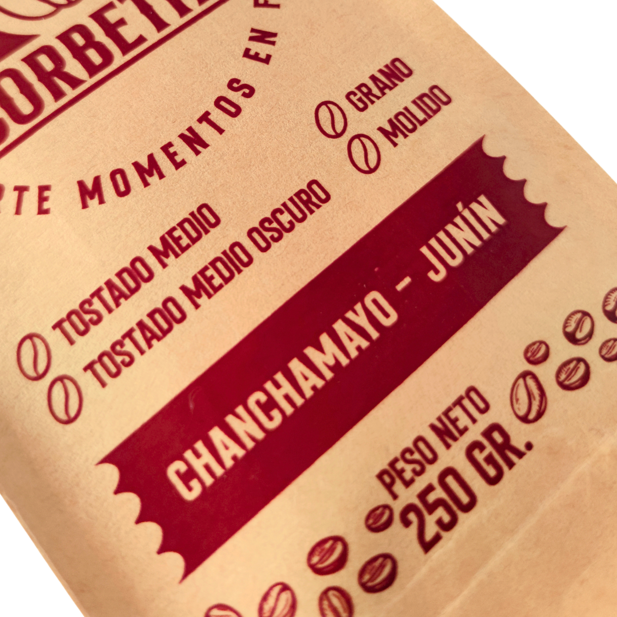 CAFÉ DE ESPECIALIDAD GRANO 250 GR. CHANCHAMAYO CATURRA - 3