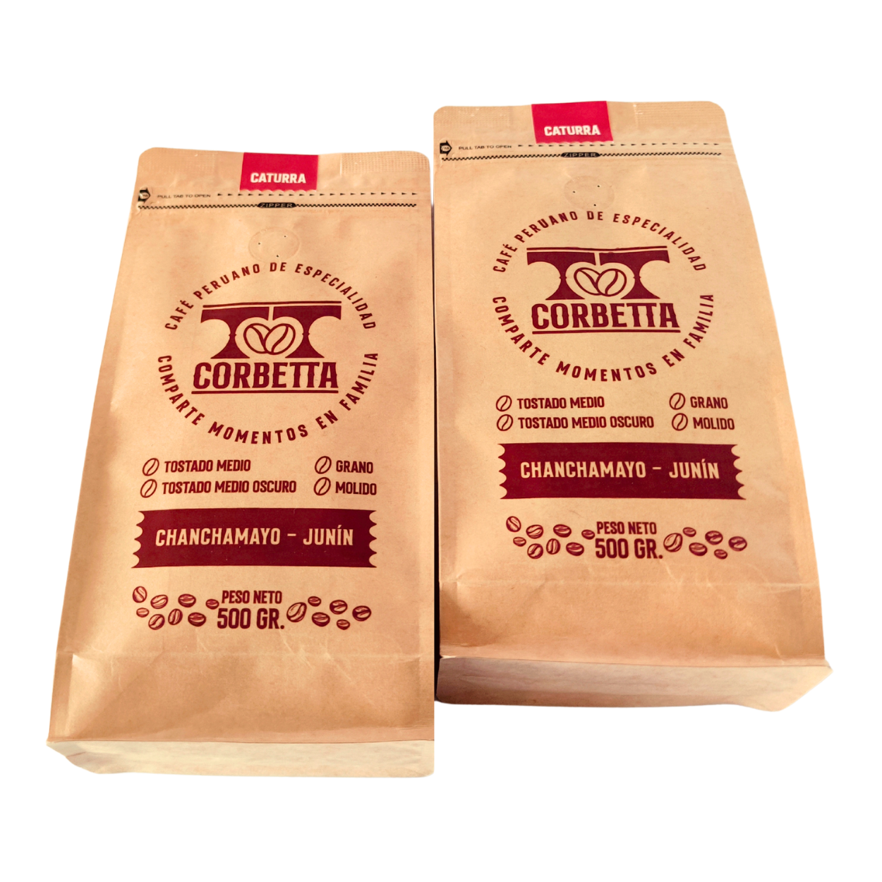 CAFÉ DE ESPECIALIDAD GRANO PACK 500 GR. CHANCHAMAYO CATURRA - 3