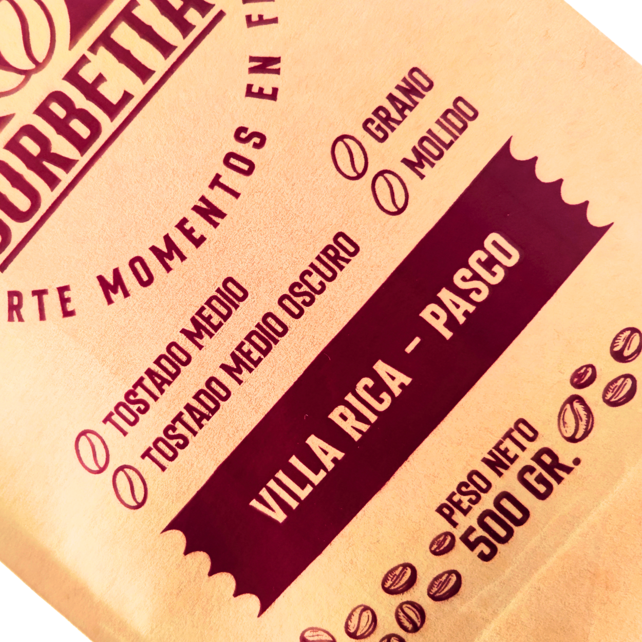 CAFÉ ESPECIALIDAD GRANO CORBETTA 500 G BLEND PURPLE VILLA RICA - 3