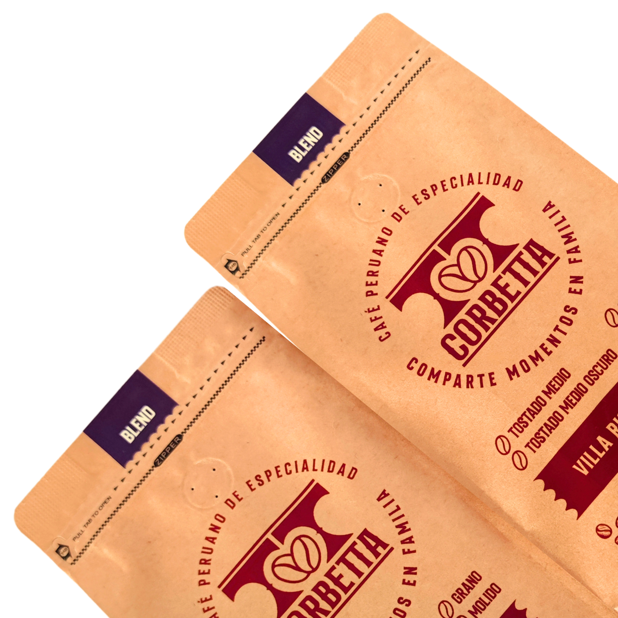CAFÉ DE ESPECIALIDAD MOLIDO PACK 500 GR. VILLA RICA BLEND PURPLE - 2