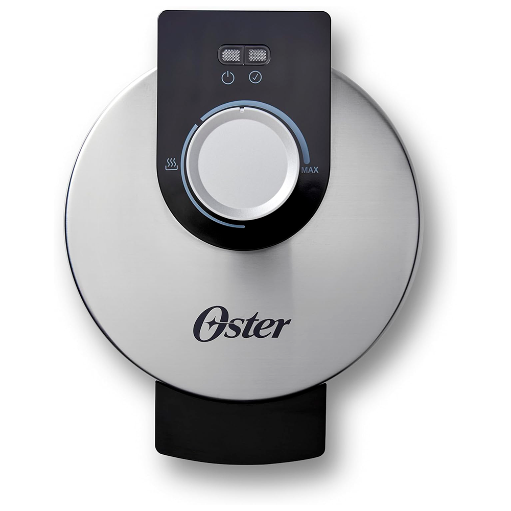 ACCESORIO COCINA OSTER NEGRO WAFLERA BELGA ACERO INOXIDABLE - 1