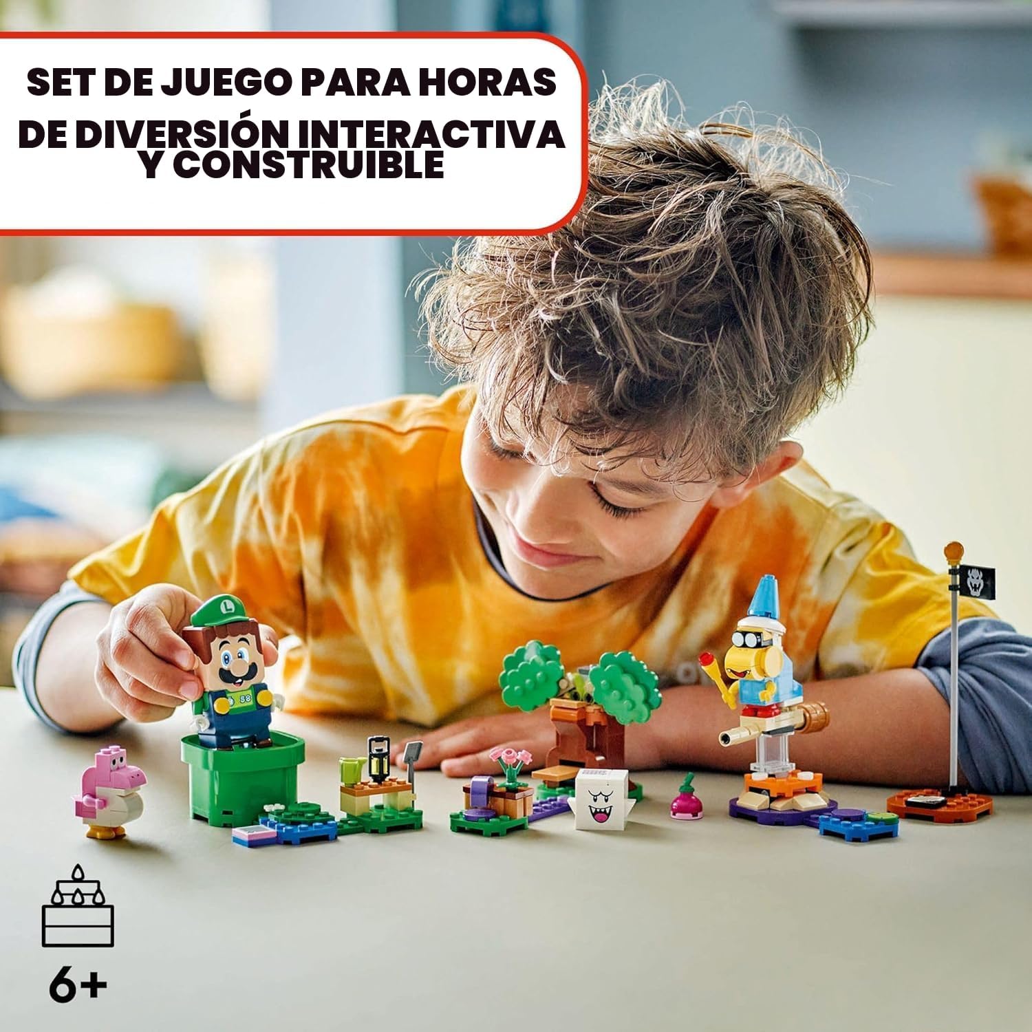 JUEGO CONSTRUCCIÓN LEGO SUPER MARIO AVENTURAS INTERACTIVAS CON LUIGI 71440 - 5