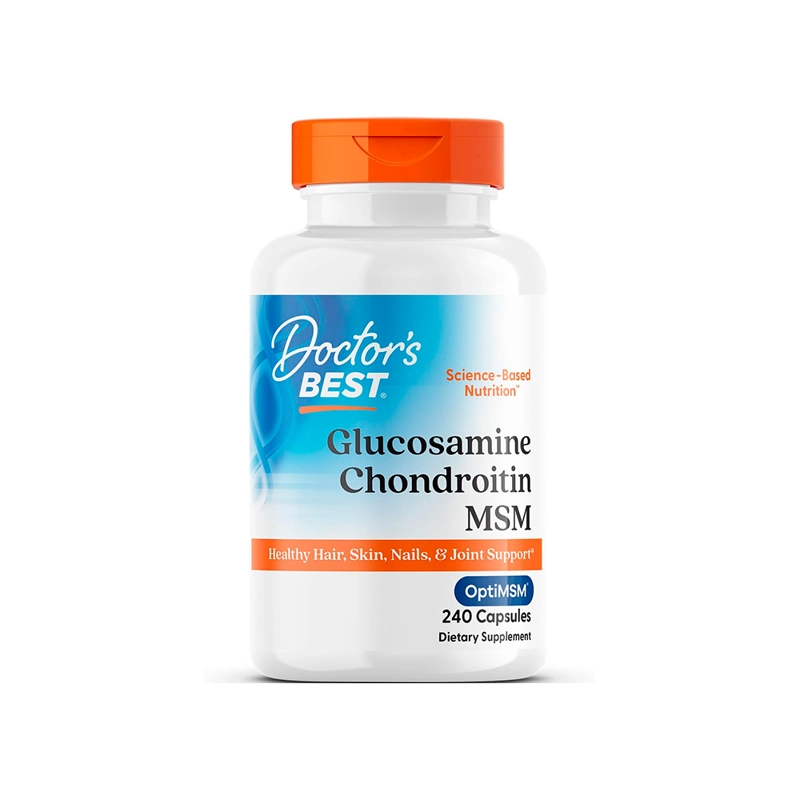 DOCTORS BEST GLUCOSAMINE 1500 CHONDROITIN 1200 MSM 1000, 240 CAPSULAS - 1