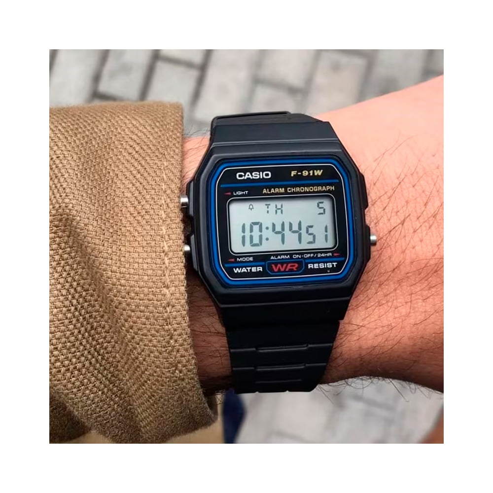 RELOJ CASIO UNISEX DIGITAL F-91W - 2