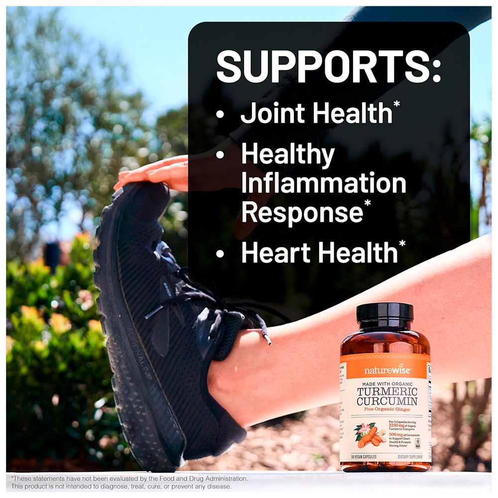 TURMERIC CURCUMIN 2250 MG NATUREWISE 360 CAPSULAS - 6