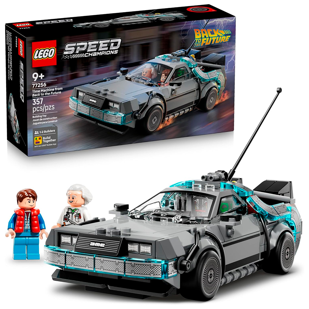 LEGO SPEED CHAMPIONS DELOREAN REGRESO AL FUTURO 77256 - 1