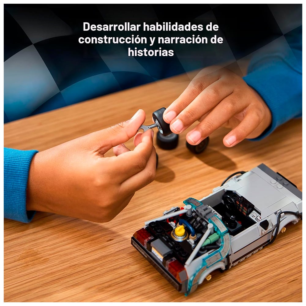 LEGO SPEED CHAMPIONS DELOREAN REGRESO AL FUTURO 77256 - 6