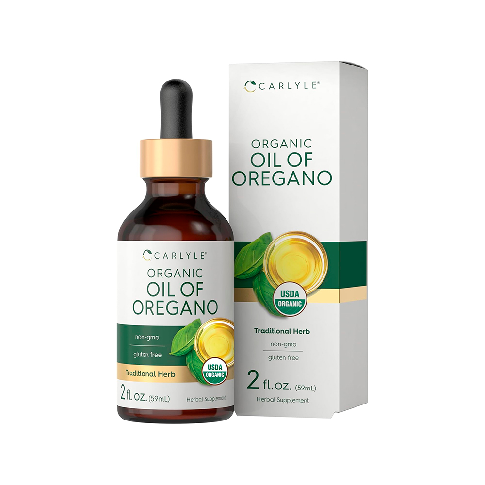 ACEITE DE OREGANO ORGANICO CARLYLE | 2 FL OZ LIQUIDO VEGANO - 1