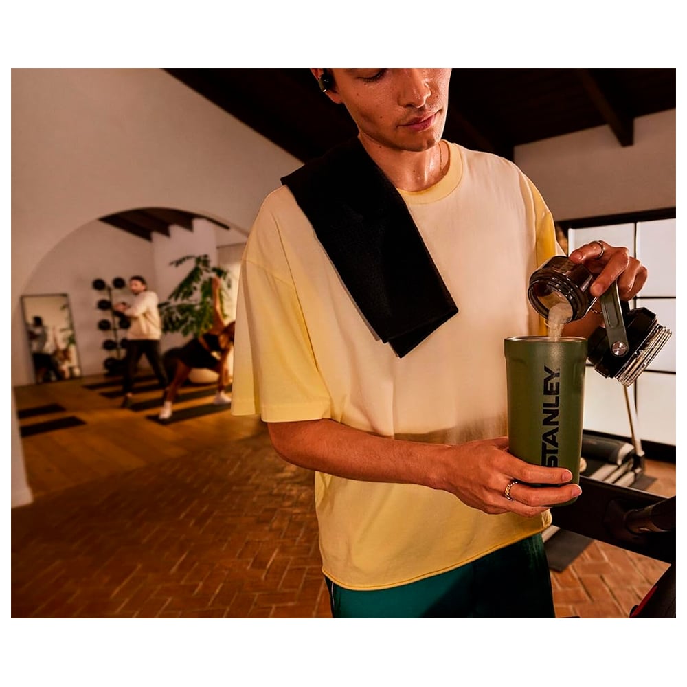 STANLEY ACTIVATE SHAKER 2.0 GRIS 591ML – SHAKER TÉRMICO PREMIUM CON COMPARTIMENTO INTEGRADO - 4