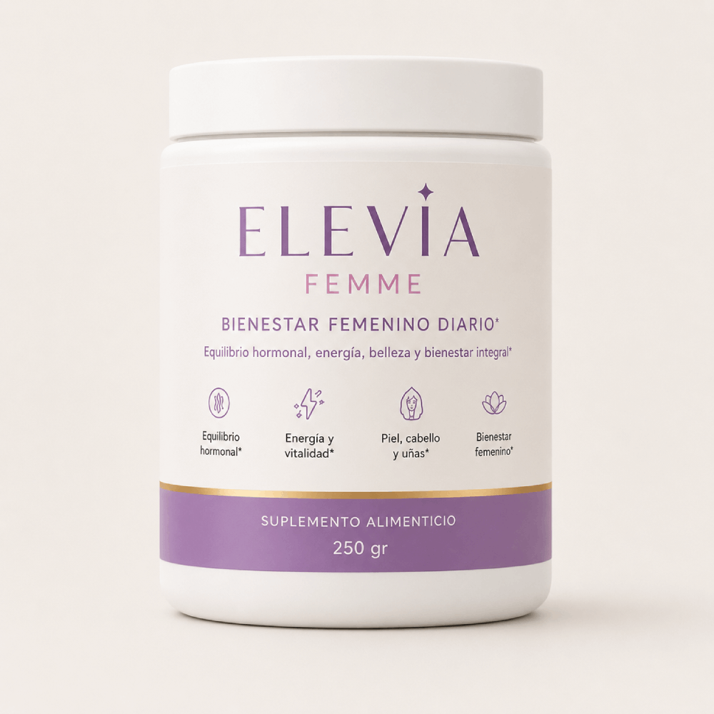 ELEVIA FEMME SUPLEMENTO ALIMENTICIO EN POLVO PARA EL BIENESTAR FEMENINO 250GR - 1