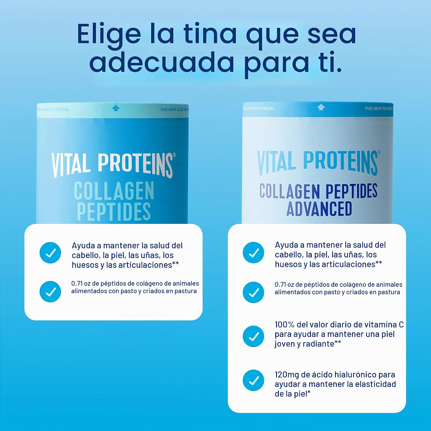 VITAL PROTEINS - PÉPTIDOS DE COLÁGENO EN POLVO - 4