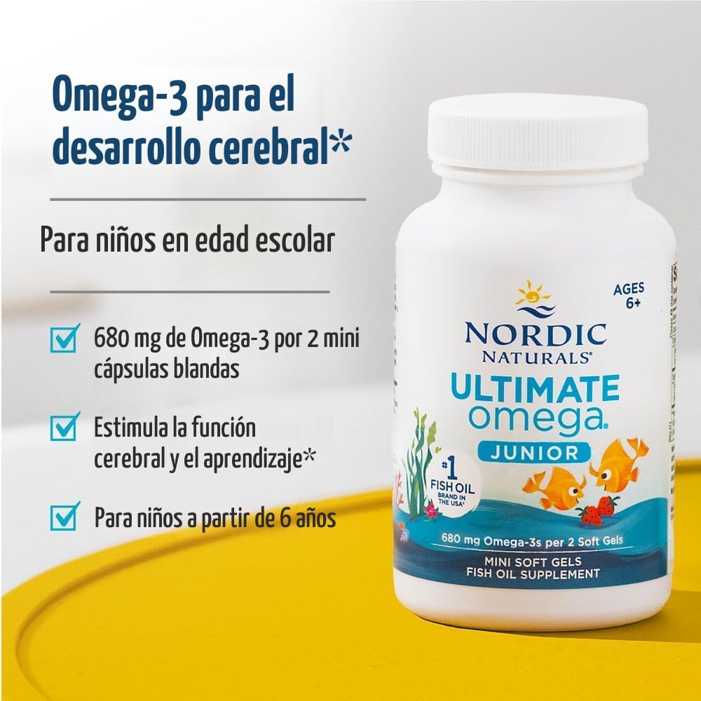 NORDIC NATURALS ULTIMATE OMEGA 3 JUNIOR 120 MINIGELS - 3