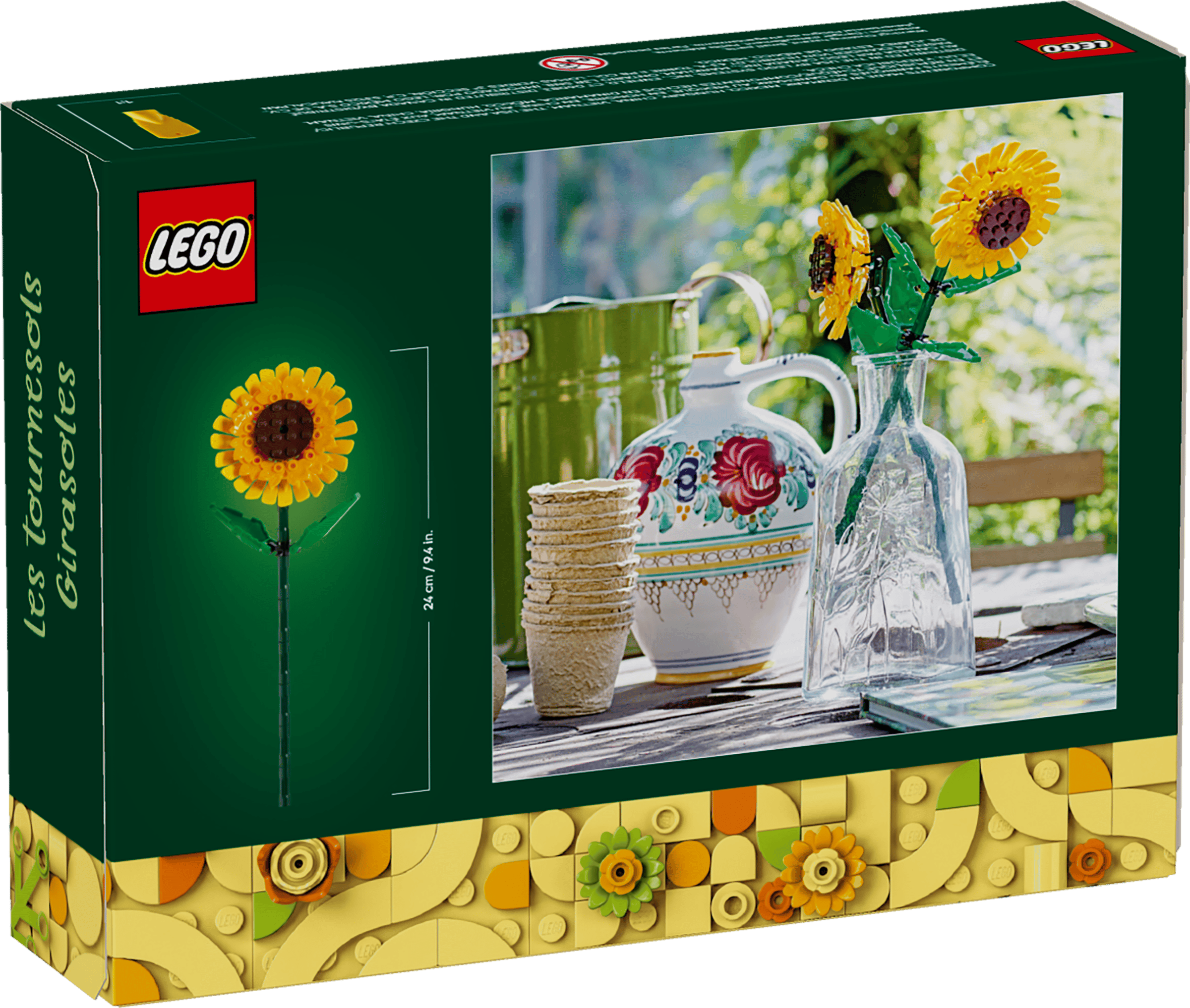 LEGO BOTANICAL GIRASOLES - SUNFLOWERS 40524 - 191 PZ - 4
