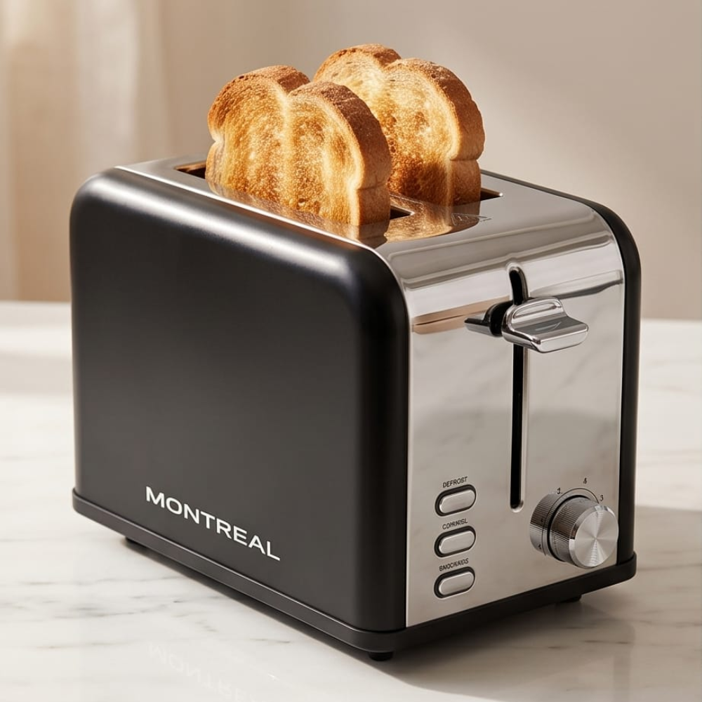 TOSTADORA MONTREAL TD-1411 2 REBANADAS REGALO 2 CLIPS - 1