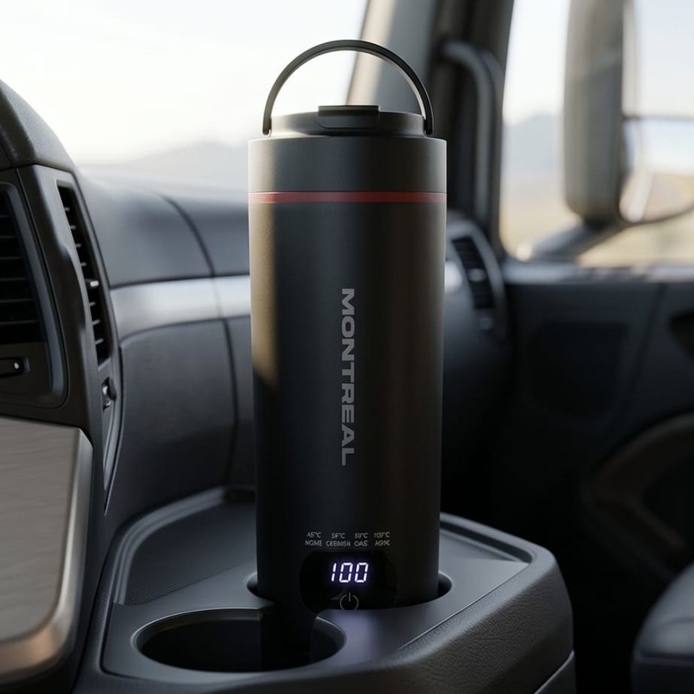 HERVIDOR ELÉCTRICO PORTÁTIL PARA VEHÍCULO-CAMIÓN MONTREAL - HEP-1212 12/24V - 3