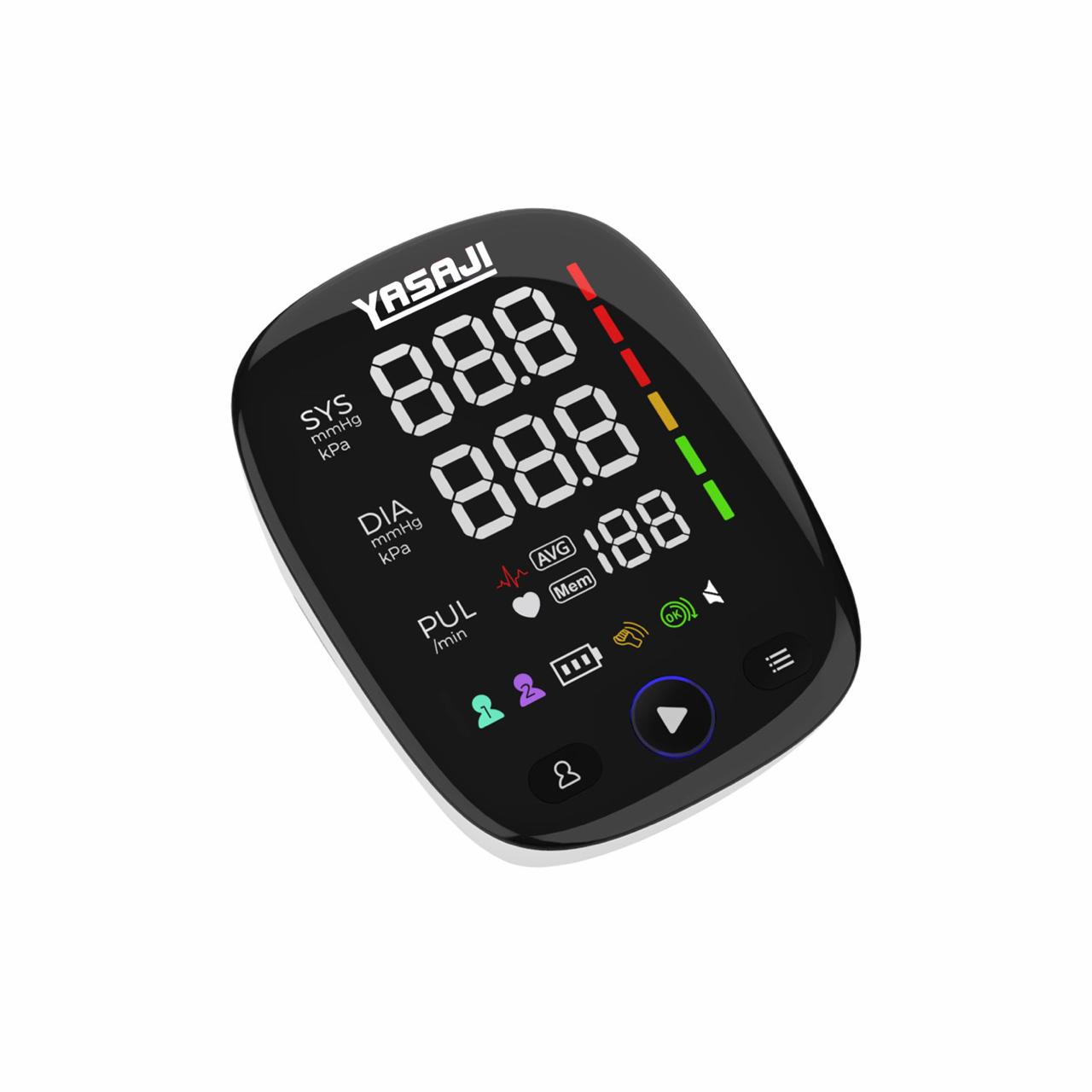 TENSIÓMETRO DE BRAZO CON VOZ YASAJI - FC-BP103 - 2