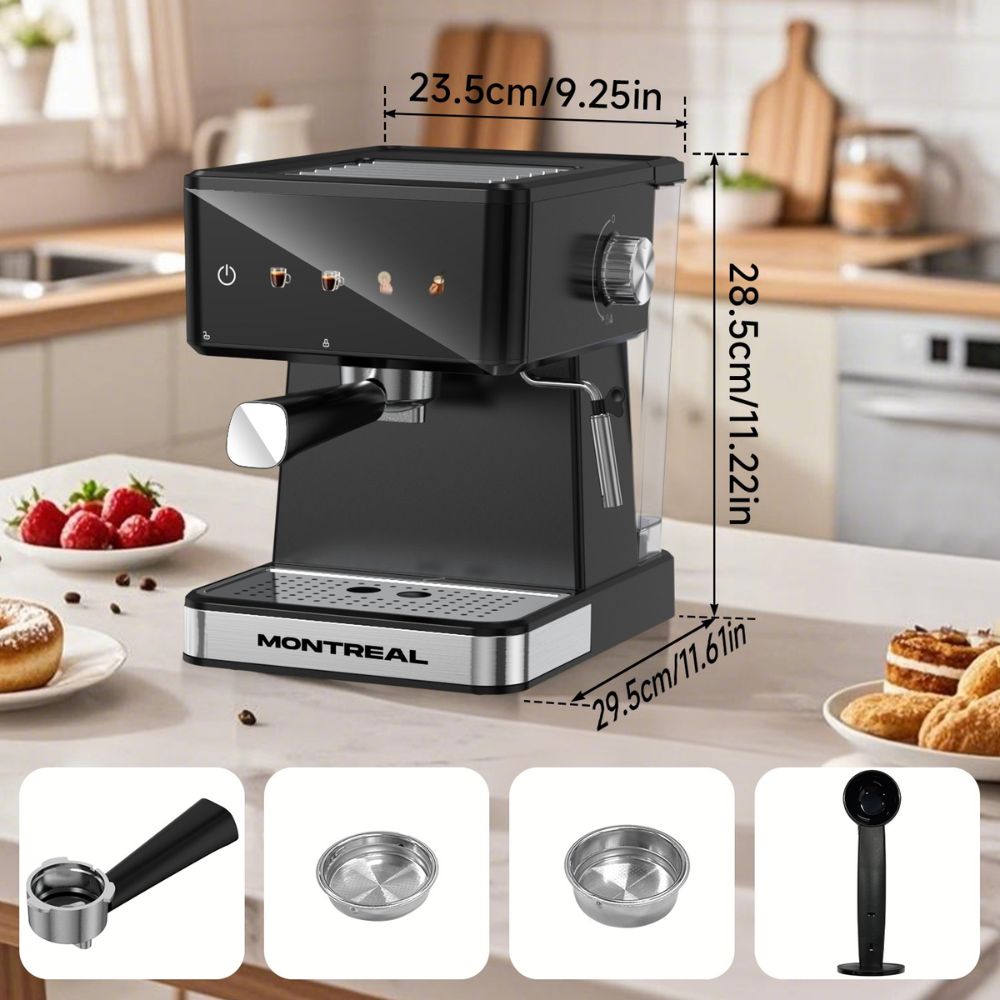 CAFETERA PARA ESPRESSO MONTREAL - CFM-1623 - 6