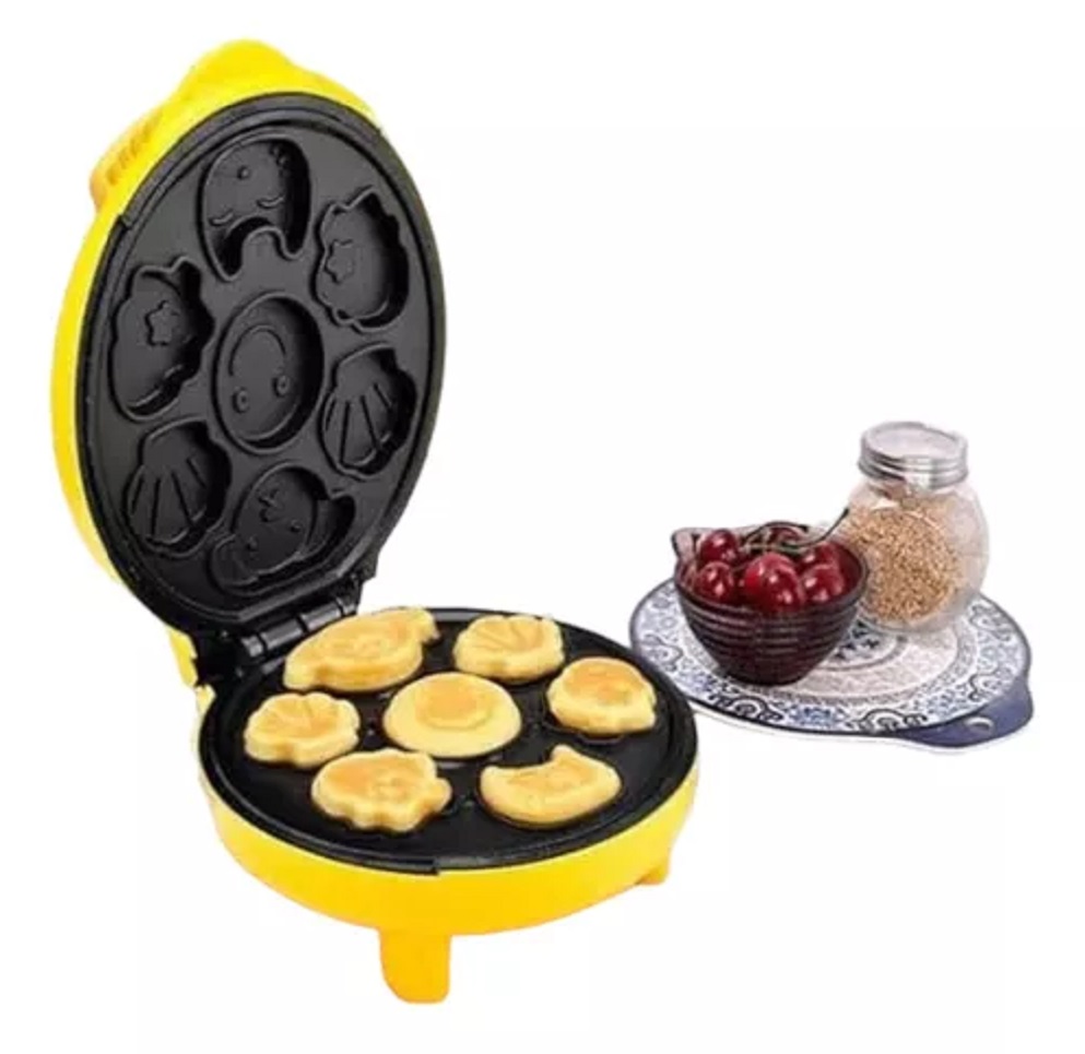 WAFLERA PARA HACER GALLETAS DE 7 DIFERENTES DISEÑOS DIVERTIDA - 4
